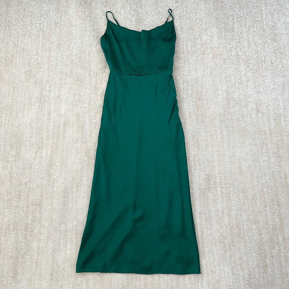 Anthropologie Greylin Green Summer Cocktail Midi Dress XS